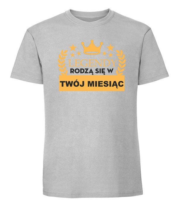 Damska koszulka z nadrukiem - Labrador - sweter Pastelowy szary 3XL