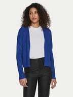 Swetry damskie - Vila Kardigan Ril 14060800 Niebieski Regular Fit - miniaturka - grafika 1