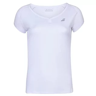 Koszulki i topy damskie - Babolat Play Cap Sleeve Top Women T-Shirt, damski L biały - grafika 1