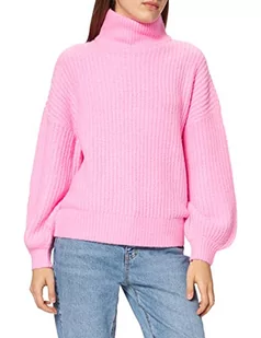 Noisy May Damski sweter z dzianiny Nmrobina L/S wysoki dekolt - Swetry damskie - miniaturka - grafika 1