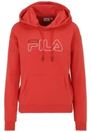 Bluzy damskie - FILA Damska bluza z kapturem Salea, Cayenne, XL, Cayenne, XL - miniaturka - grafika 1