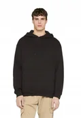 Bluzy męskie - URBAN CLASSICS PLUS SIZE BLUZA MĘSKA CZARNA KAPTUR 5XL 6BA - miniaturka - grafika 1
