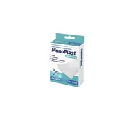 Apteczki i materiały opatrunkowe - SILESIAN PHARMA MonoPlast Delikatny włókninowy plaster z opatrunkiem 1mx8cm, 1szt. - miniaturka - grafika 1