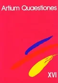 Książki o kulturze i sztuce - Artium quaestiones XVI - miniaturka - grafika 1