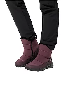 Śniegowce damskie - Jack Wolfskin Damskie buty zimowe DROMOVENTURE Texapore Boot W, Granite Black, 36 EU, granit czarny, 36 EU - grafika 1