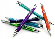 Długopisy - Długopis metalowy reklamowy COSMO z grawerem 50 szt długopisy z logo nadruk - miniaturka - grafika 1