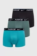 Majtki męskie - Nike bokserki 3-pack męskie kolor zielony - miniaturka - grafika 1