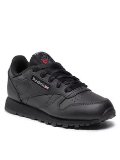 Trampki męskie - Reebok Buty Classic Leather 50170 Czarny - grafika 1