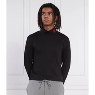 Swetry męskie - HUGO Golf Derollo224 | Slim Fit - miniaturka - grafika 1