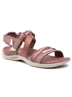 Buty trekkingowe damskie - Merrell Sandały District Mendi Backstrap J003282 Bordowy - miniaturka - grafika 1