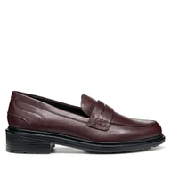 Mokasyny damskie - Mokasyny Geox D Walk Pleasure D36TGF 00081 C7011 Bordowy - miniaturka - grafika 1