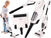 Zabawy w naśladowanie dorosłych - PIONOWY ODKURZACZ Dla Dzieci INTERAKTYWNY BEZPRZEWODOWY + Końcówki Dźwięk - miniaturka - grafika 1