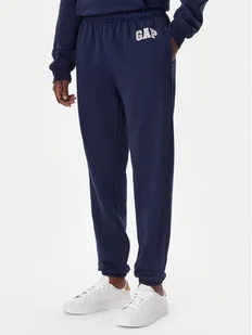 Gap Spodnie dresowe 500382-49 Granatowy Regular Fit - Spodnie sportowe męskie - miniaturka - grafika 1