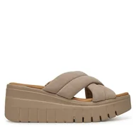 Klapki i japonki damskie - Klapki Tamaris 1-27210-44 Beżowy - miniaturka - grafika 1