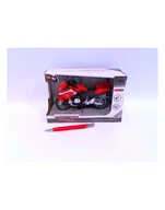 Samochody i pojazdy dla dzieci - Motocykl Straż 18cm światło, dźwięk 661-012D HIPO - miniaturka - grafika 1