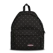 Plecaki - Eastpak Padded Pak'r Plecak na co dzień, 40 cm, Czarne srebrne kropki, Taglia unica, Eastpak PADDED PAK'R Dots Black Silver Backpack - miniaturka - grafika 1