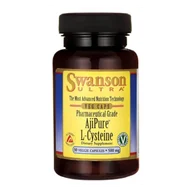 Suplementy naturalne - SWANSON Pharmaceutical Grade AjiPure L-Cysteine 500mg 30vegcaps - miniaturka - grafika 1