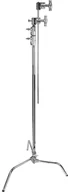 Statywy i uchwyty do lamp - Statyw oświetleniowy Kupo CS-40MK 40" Master C-Stand with Sliding Leg Kit Silver - miniaturka - grafika 1