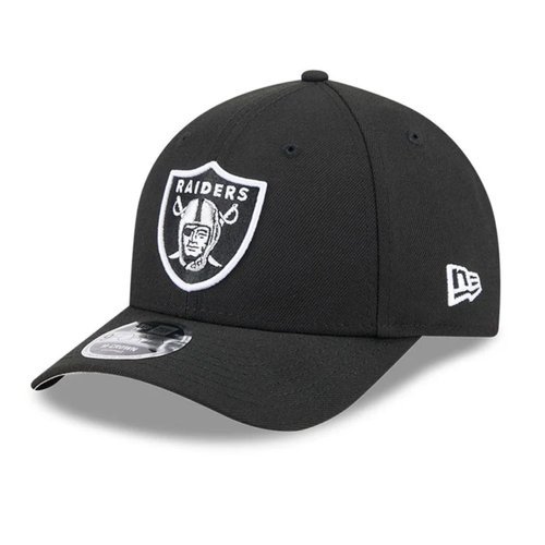 Czapka z daszkiem New Era 9FORTY NFL Las Vegas Raiders Team M-Crown Black - 60691819