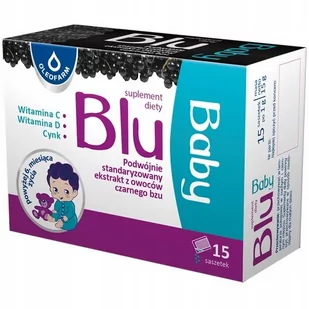 OLEOFARM Blu Baby x 15 sasz - Przeziębienie i grypa - miniaturka - grafika 1