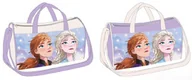 Torby sportowe - Torba sportowa podróżna Frozen Anna i Elsa niebieska - miniaturka - grafika 1