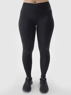 4F Legginsy sportowe w kolorze czarnym - Spodnie sportowe damskie - miniaturka - grafika 1