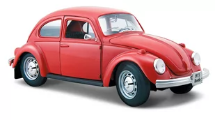 Maisto, model kolekcjonerski Volkswagen Beetle Czerwony 1/24 - Kolekcjonerskie modele pojazdów - miniaturka - grafika 1