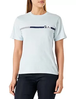Koszulki i topy damskie - FILA Damska koszulka Stevi Block Stripes, Omphalodes, XS, Omphalodes, XS - grafika 1