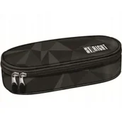 Piórniki - St. Majewski Piórnik saszetka z wewnętrzną klapką Geometr Grey - miniaturka - grafika 1