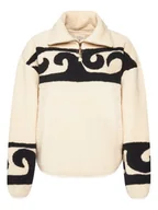 Bluzy damskie - Billabong Bluza EBJPF00119 Beżowy Regular Fit - miniaturka - grafika 1