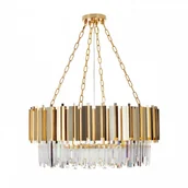 Lampy sufitowe - Lampa wisząca rea złota 80 cm kod: DN923-80 - miniaturka - grafika 1