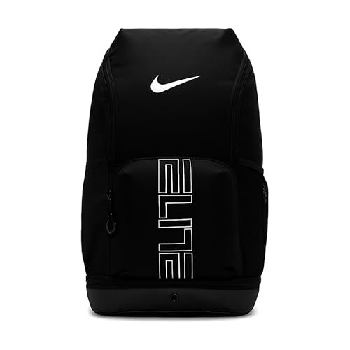 Nike Unisex Nk Varsity Elite Bkpk plecaki, czarny/czarny/metaliczny srebrny, Czarny/czarny/metaliczny srebrny, jeden rozmiar
