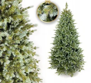 CHOINKA SZTUCZNA PREMIUM ŚWIERK SREBRNY 100%PE 220 - Choinki - miniaturka - grafika 1