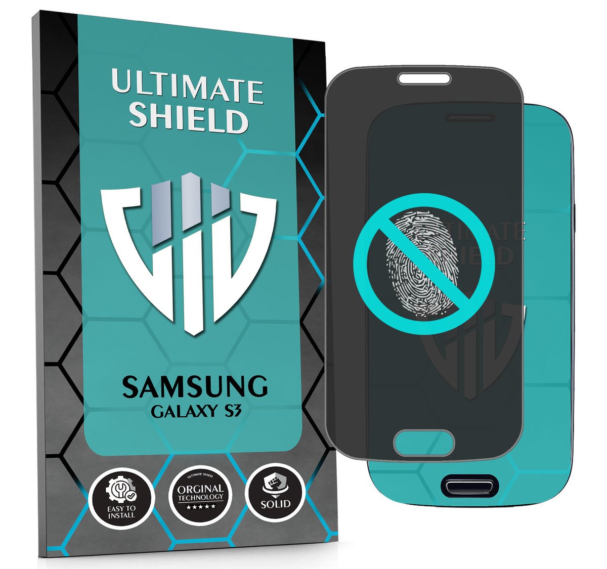 NAJLEPSZE SZKŁO 5D PEŁNE DO SAMSUNG GALAXY S3 SZKIEŁKO NIETŁUKĄCE ORYGINAŁ