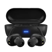 Słuchawki - MAXELL MINI DUO Słuchawki bezprzewodowe bluetooth TWS EARBUDS czarne - miniaturka - grafika 1