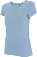 Bluzki damskie - Koszulka damska 4F denim H4L22 TSD350 32S-XL - miniaturka - grafika 1