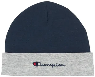 Champion Czapka z daszkiem Unisex-BDzieci i chłopcy, Granatowy/Szary Melange Jasny, rozmiar uniwersalny - Czapki damskie - miniaturka - grafika 1