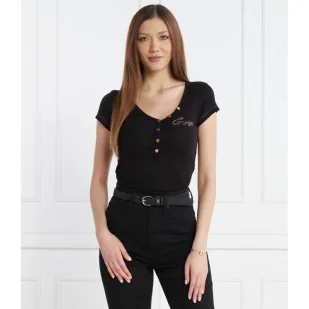 GUESS T-shirt | Slim Fit - Koszulki i topy damskie - miniaturka - grafika 1