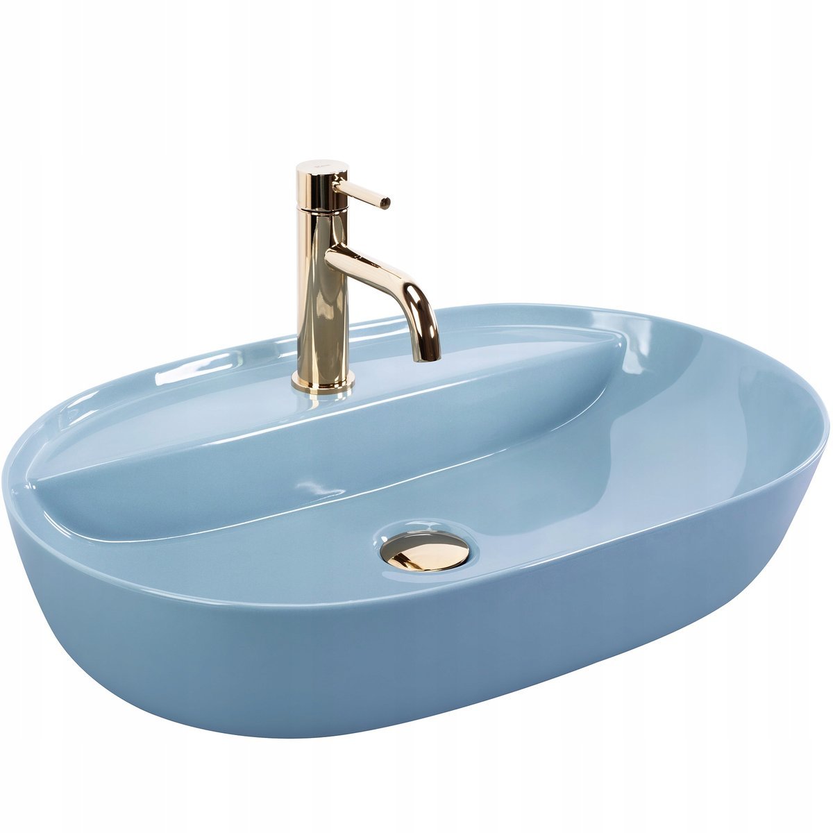 Rea Umywalka REA Aura 61 L.Blue Shiny