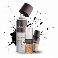 Środki do obuwia i ubrań - Zestaw do Renowacji Butów Zamszowych Czarna Farba Pianka Szczotka Impregnat - miniaturka - grafika 1