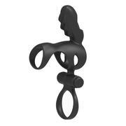 Pierścienie erekcyjne - Adrien Lastic Pierścień na penisa Spartacus R Black - miniaturka - grafika 1