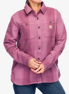 Odzież trekkingowa damska - Koszula turystyczna damska Carhartt Loose Fit Twill Shirt Jac - woodrose - miniaturka - grafika 1
