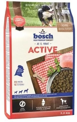 Bosch Petfood Active, drób (nowa receptura) 3kg