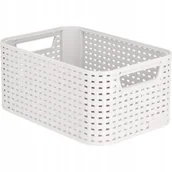 Pudła i pojemniki do przechowywania - Pojemnik do przechowywania Curver Style 6L biały - miniaturka - grafika 1