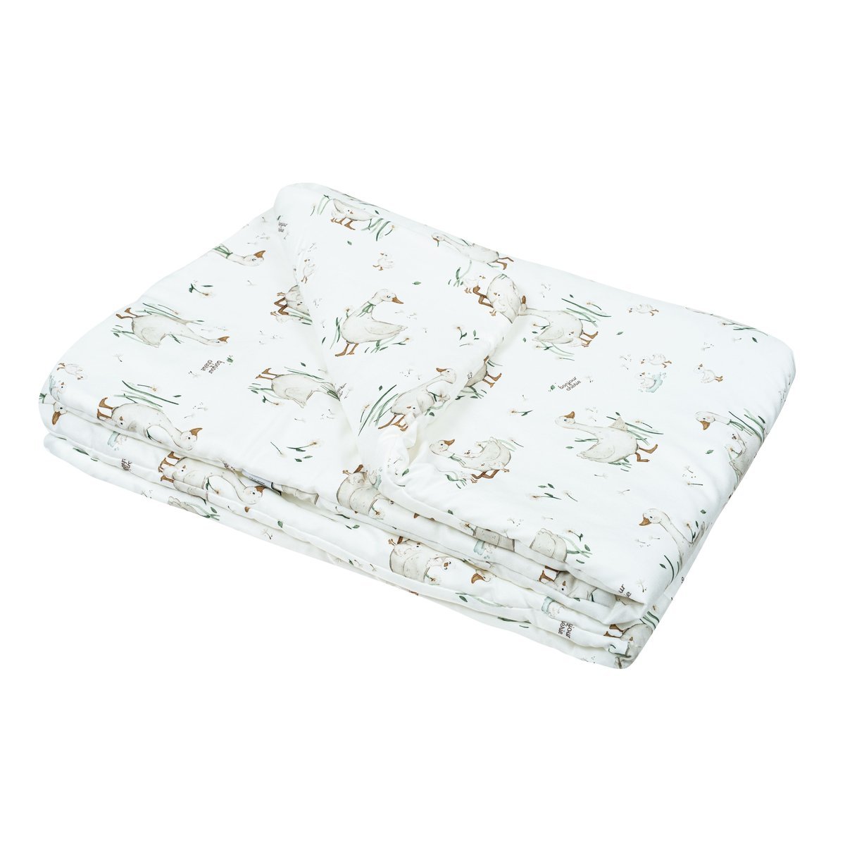 Bambusowa Kołderka Przedszkolaka Gąski 100x150 cm Bonjour Cherie