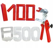 Inne mocowania - Zestaw Do Poziomowania Płytek 1Mm - miniaturka - grafika 1