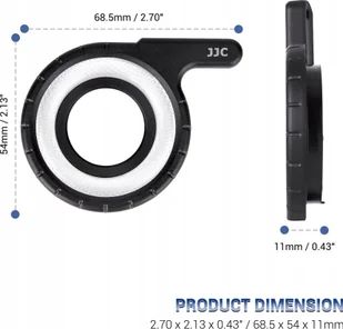 Lampa pierścieniowa JJC Pierścień Makro Światło Z Lampa Błysk Olympus Tg-7 Tg-6 Tg-5 Tg-4 Tg-3 Tg-2 / Mrl-tg1 - Wyposażenie ciemni fotograficznej - miniaturka - grafika 1