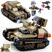 Klocki - Klocki Czołg Polska Tankietka TKS 1939r. Wojsko ARMIA FIGURKA + LEGO BROŃ - miniaturka - grafika 1