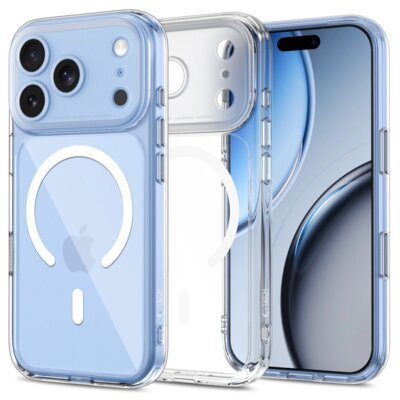 Etui TECH-PROTECT MagPeak MagSafe CC do Apple iPhone 17 Pro Max/18 Pro Max Przezroczysty