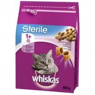 Sucha karma dla kotów - Whiskas Sterile 1+ 4 kg - miniaturka - grafika 1